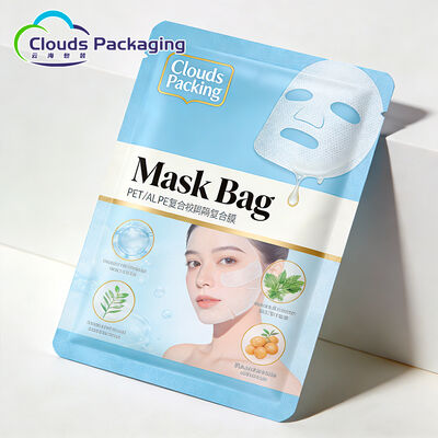 Sacs d'emballage de masque facial de poche de sac d'emballage de papier d'aluminium sacs en plastique de sachet de soudure à chaud pour des masques faciaux