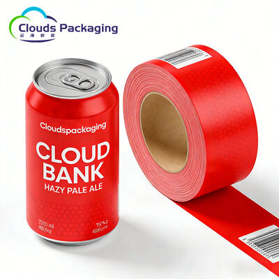 In tùy chỉnh PET PVC Nhựa bọc màng co nhiệt Nhãn co rút cho chai nhựa thủy tinh kim loại có thể Jar