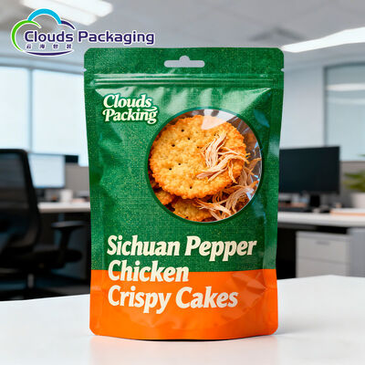 Giá tốt Túi đứng cấp thực phẩm in theo yêu cầu túi đóng gói bằng nhựa có khóa kéo cho snack khoai tây chiên trực tuyến