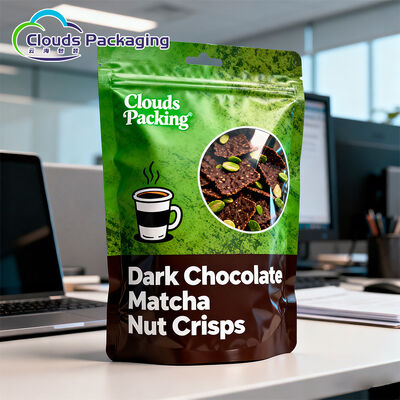 Good price Custom Stand Up Pouches Food Grade Plastic Packaging Bag for Snack Crisps online