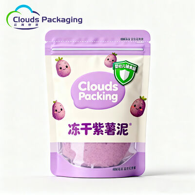 Giá tốt Túi đứng có khóa Zip Bao bì nhựa cấp thực phẩm cho cháo khoai tây nghiền trực tuyến