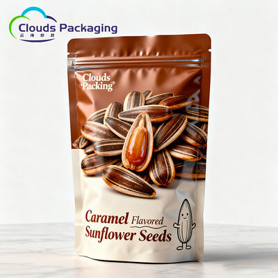 İyi fiyat Snack Food Grade Ambalaj için Özel Baskılı Yuvarlak Alt Fermuarlı Ambalaj Torbaları çevrimiçi