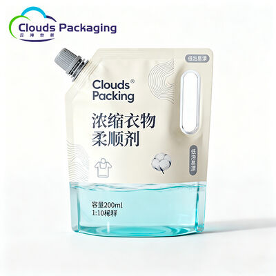 Dobra cena PET Plastic Sputed Pockets Liquid Cleaner Packaging z dyszą w Internecie