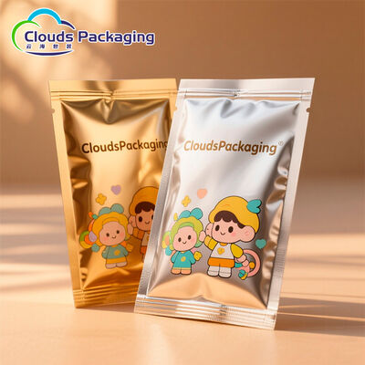 Harga bagus Custom Printing Foil 3 Side Seal Bags VMPET Masker Wajah Kemasan on line