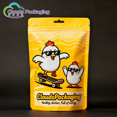 Goede prijs Plastic Kip Snacks Gedroogd Voedsel Stand-Up Verpakking Zak met Ritssluiting online
