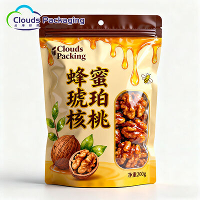 Buen precio Bolsas de alimentos verticales con sellado térmico para azúcar, nueces, caramelos y snacks en línea