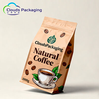 Good price Plastic Packaging Coffee Bean Bags Leak Proof With Valve online