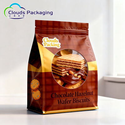 Buen precio La parte inferior plana plástica de la cerradura de la cremallera se levanta el empaquetado de la galleta del bocadillo de las bolsas en línea