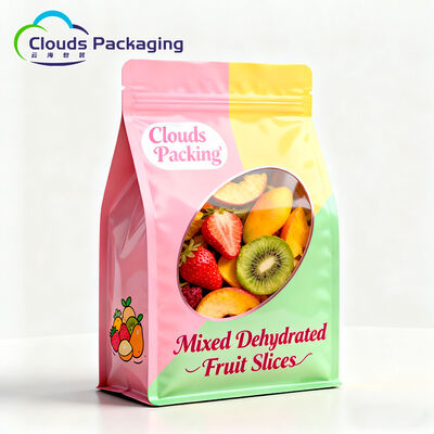 Buen precio Bolsas de fondo plano de plástico personalizado de calidad alimentaria en línea