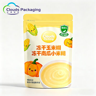 Harga bagus Customization Baby Food Packaging Bags Zip Lock Stand Up Bags on line
