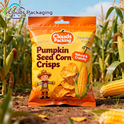 Good price Corn Chips VMPET Foil Back Seal Bags Custom Printing for Popcorn online