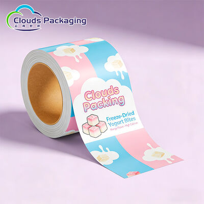 Harga bagus Custom Toffee Packaging Roll Film Untuk Candy Paket Tiga Sisi Seal Kantong on line