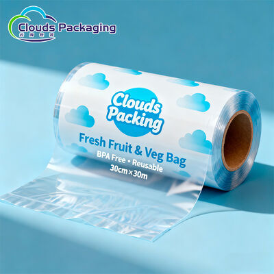 Harga bagus Film Gulungan Kemasan Keamanan Bayi Kustom Food Grade Untuk Kantong Paket Buah & Sayuran on line