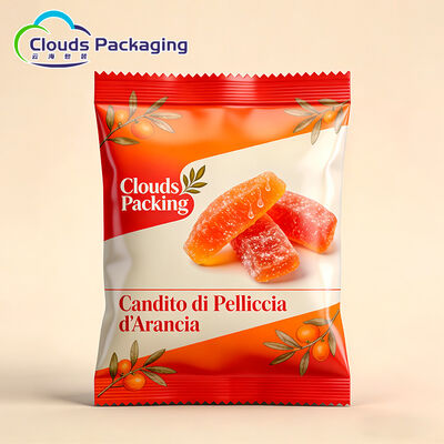 Goede prijs Op maat gemaakt Fruit Jelly Plastic Back Seal Bags Crispy Food Packaging Sachet online