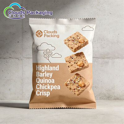 Bon prix Aliments sains Sacs à emballer en plastique à coque étanche Snacks Crisp Sacs à emballer sur mesure en ligne