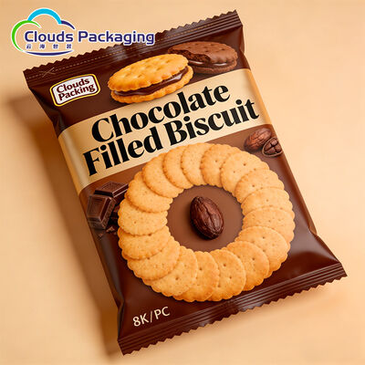 Bom preço Sacos de empacotamento personalizados do selo da parte traseira do produto comestível dos sacos do biscoito para o empacotamento do biscoito do petisco on-line