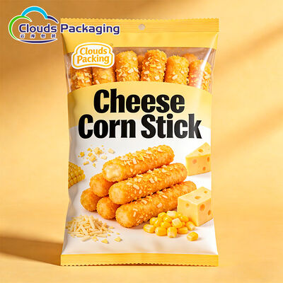 Goede prijs Op maat gemaakte plastic verpakkingstas met rugafdichting voor snackchips Corn Stick-voedselverpakking online