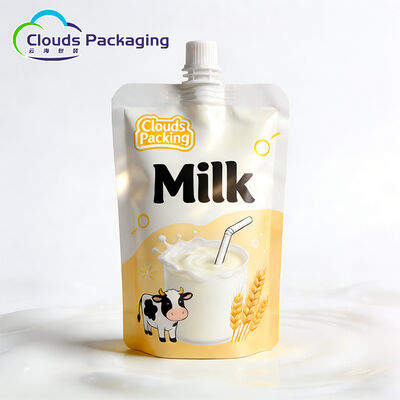 Prezzo buono Custodia per beccuccio per liquidi con logo personalizzato Custodia per alimenti per bevande al latte in linea