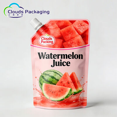 Goede prijs Op maat gemaakte drankjes Vruchtensap Stand Up Pouch met uitloop Food Grade verpakkingstas online
