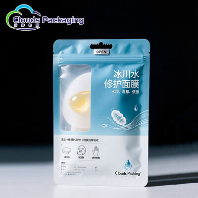 Harga bagus Tas Penyimpanan Plastik Kustom Dengan Ritsleting Tas Kemasan Tahan Lama Untuk Masker Wajah on line