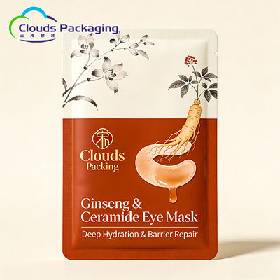 Harga bagus Tas Kemasan Masker Mata Wajah Kosmetik Kustom Tas Segel Tiga Sisi Tas Kemasan Segel Panas on line