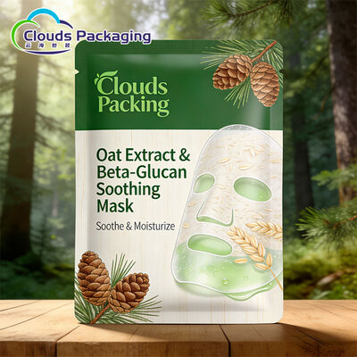 Bon prix Pochette d'emballage déchirable à 3 joints latéraux personnalisés pour l'emballage de masques faciaux en ligne