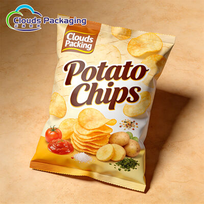 अच्छा दाम लैमिनेटेड स्नैक फूड ग्रेड चिप्स रैपर बैक सील पाउच कस्टम मुद्रित पैकेजिंग प्लास्टिक बैग ऑनलाइन