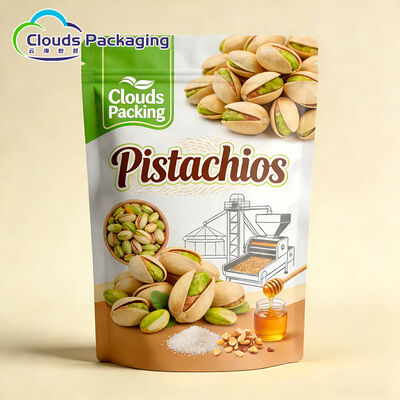 Good price Snack Food Bags Stand up Sachet Zip Lock Peanut Cashew Plastic Pouch Packaging Bag for Nuts online