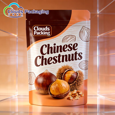 Good price Wholesale PET Material Plastic Bags Free Sample Resealable Packaging Bags for Chinese Chestnut Nuts online