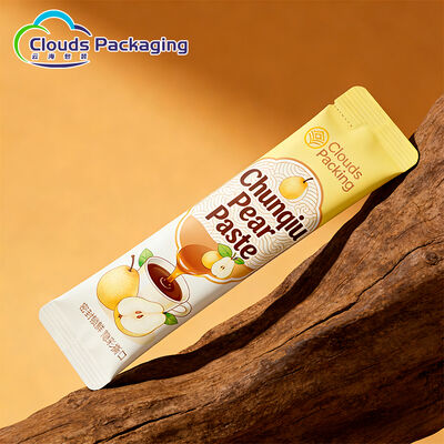Good price Snack Packaging Pouch Paste Pouches Strip Shape Plastic Seal Packaging Bags With Printing online