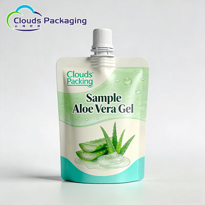 Good price Custom Refillable Packaging Plastic Spout Pouch Stand up Gel Packaging Bag Lotion Hand Cream Nozzle Bag online