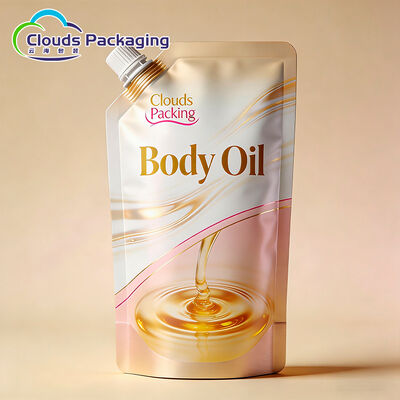 Good price Custom Stand Up Bag Refillable Packaging Plastic Spout Pouch Liquid Packaging Bag Lotion Cream Nozzle Bag online