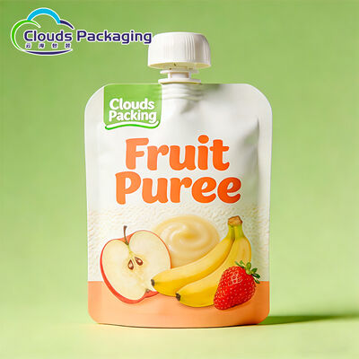 Good price Custom Printing Plastic Liquid Packaging Stand up Drink Pouch with Spout Refill Squeeze Baby Food Juice Spout Pouch Bag online