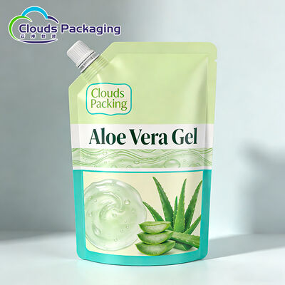 Good price Customized Plastic Bags Cosmetic Valve Square Plastic Packaging Filling Bag Liquid Aluminium Stand up Spout Pouch online