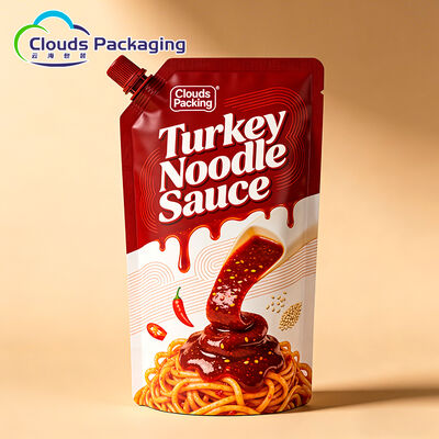 Harga bagus Grosir Pencetakan Disesuaikan Kantong Cerat Plastik Saus Minuman Tas Kemasan Food Grade yang Dapat Digunakan Kembali on line