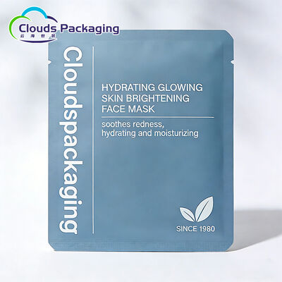 Harga bagus Aluminium Foil Paket Custom Print Cosmetic Sachet 3 Side Seal Packaging Packaging Skin Care Facial Mask Bag Packaging Plastik on line