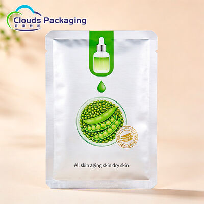 Buen precio China Paquete de ventas calientes Máscara facial Bolsa de máscara de ojos Bolsa de bolsa de plástico de papel de aluminio con logotipo personalizado en línea