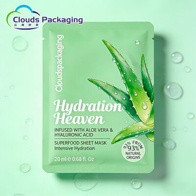 Guter Preis Beutel für persönliche Hautpflege, Verpackungsbeutel, feuchtigkeitsspendende, feuchtigkeitsspendende Gesichtsmaske, Lotion, feuchtigkeitsbeständiger Flachbeutel, Lieferant nach Maß online