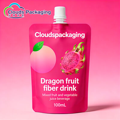 Good price Wholesale Stand up Spout Pouch Custom Printed Plastic Juice Doypack 200ml 250ml Reusable for Liquid Drink Packaging online